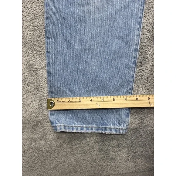 Levis 501‎ Jeans Womens Measured 34x28 Original Cropped Button Fly Distressed - Picture 3 of 9